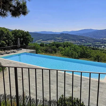 Ferienhaus Peaceful Umbria Views & Heated Infinity Pool *